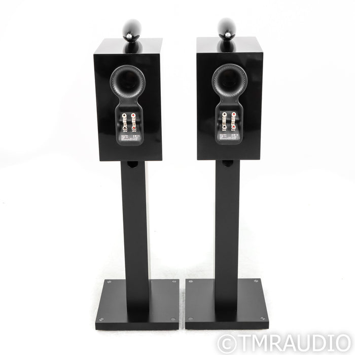 B&W 705 S2 Bookshelf Speakers; Gloss Black Pair