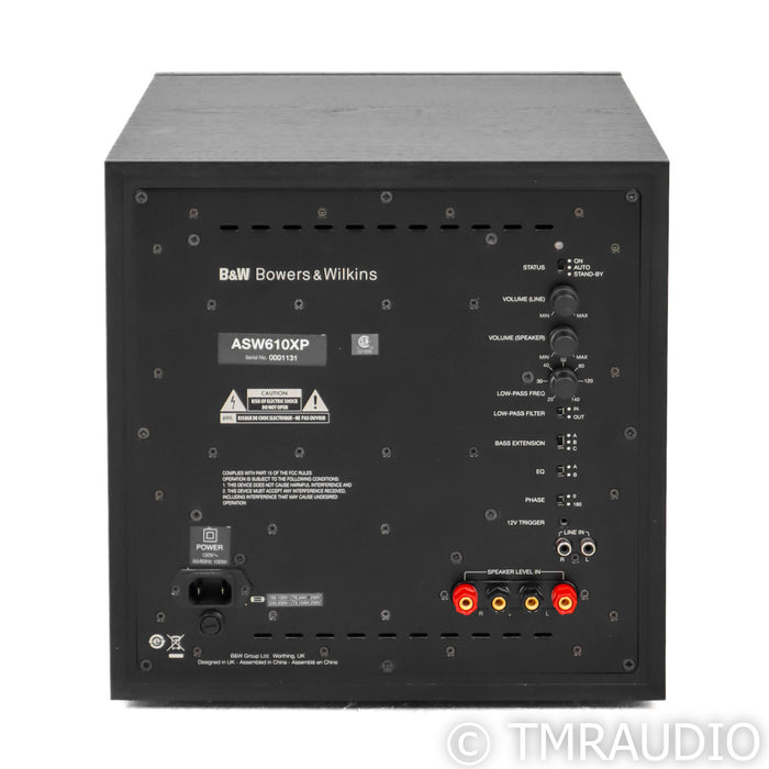 Bowers & Wilkins ASW610XP 10" Subwoofer; Black Ash