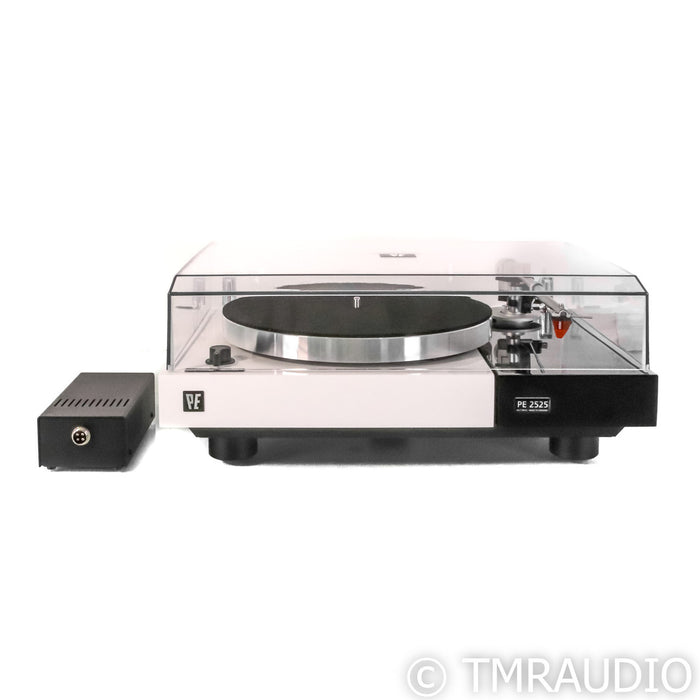 Perpetuum Ebner PE2525 Belt Drive Turntable; Black & White w/ Ortofon MM Bronze