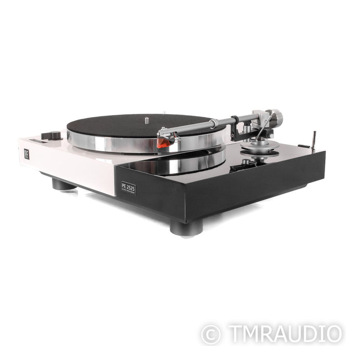 Perpetuum Ebner PE2525 Belt Drive Turntable; Black & White w/ Ortofon MM Bronze