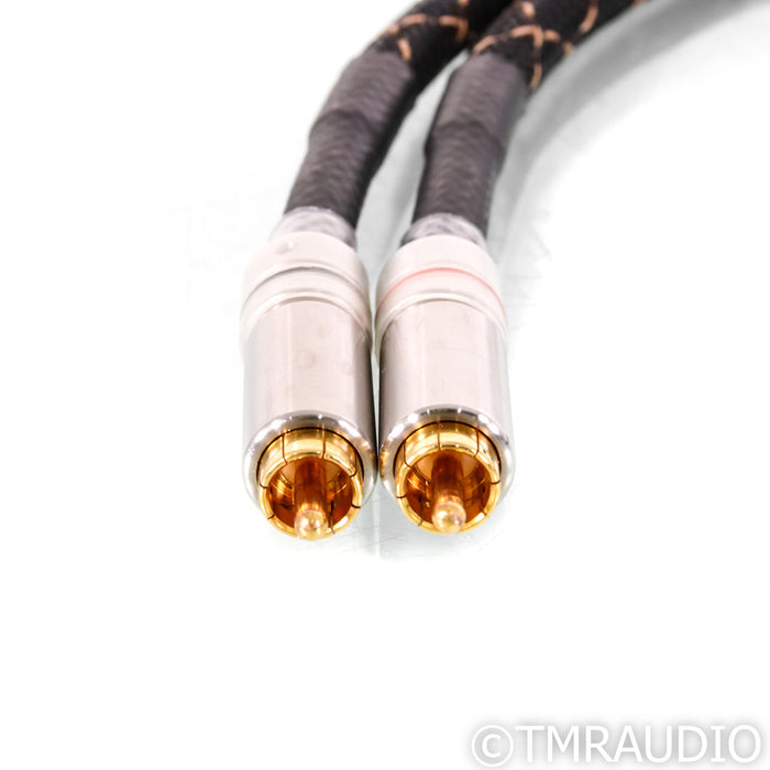 Audio Sensibility Signature SE RCA Cables; OCC Silver; 1m Pair Interconnects