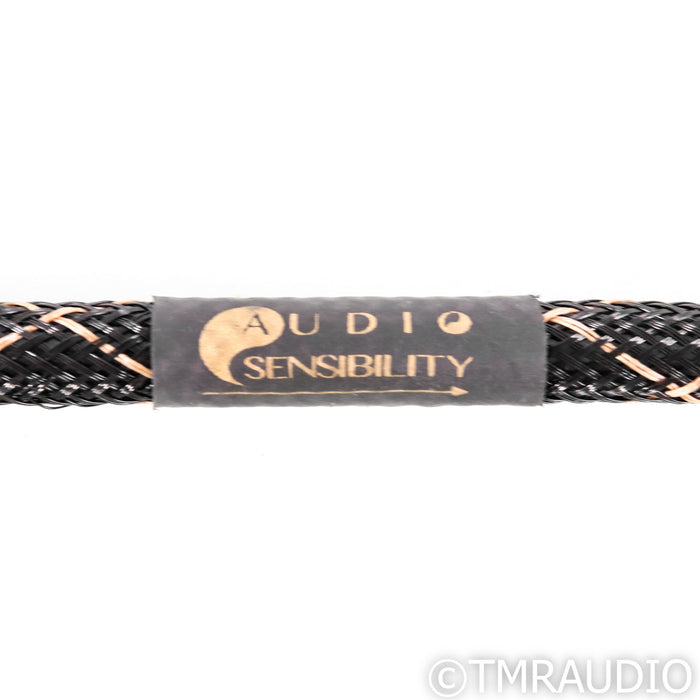 Audio Sensibility Signature SE RCA Cables; OCC Silver; 1m Pair Interconnects