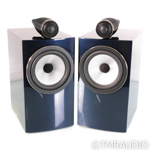 B&W 705 S3 Signature Bookshelf Speakers; Midnight Blue Pair