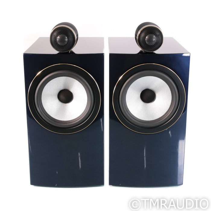 B&W 705 S3 Signature Bookshelf Speakers; Midnight Blue Pair