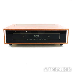 McIntosh MC7100 Stereo Power Amplifier; w/ Walnut Cabinet