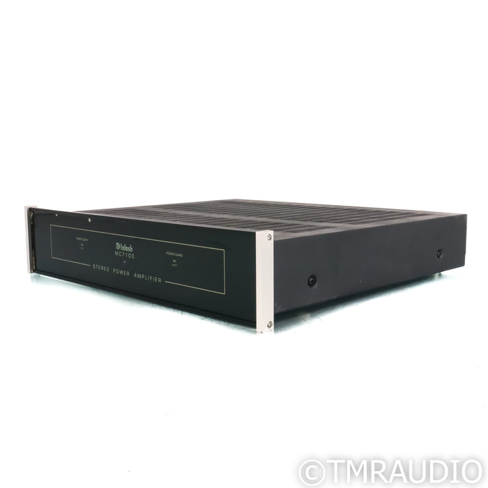 McIntosh MC7100 Stereo Power Amplifier; w/ Walnut Cabinet