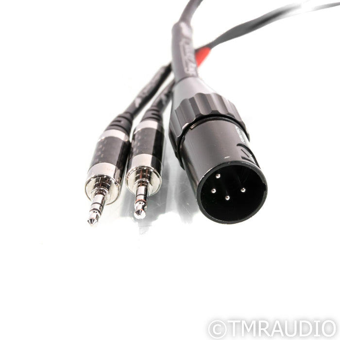 Moon Audio Black Dragon Headphone Cable; 3m Dual 1/8" to 4-Pin XLR