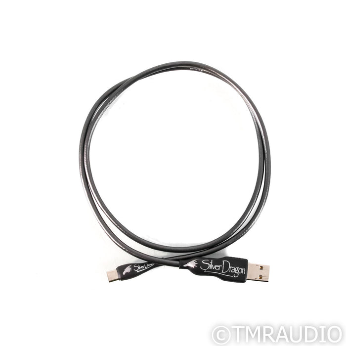 Moon Audio Silver Dragon USB Cable; 3ft Digital Interconnect, USB C