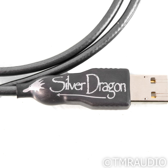 Moon Audio Silver Dragon USB Cable; 3ft Digital Interconnect, USB C