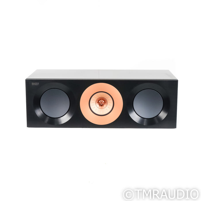 KEF Reference 2 Meta Center Channel Speaker; High Gloss Black & Copper