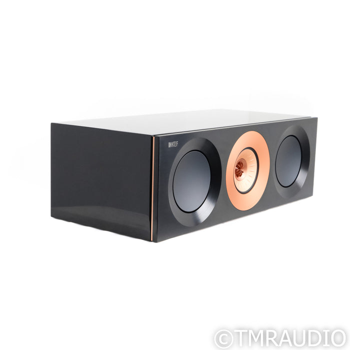 KEF Reference 2 Meta Center Channel Speaker; High Gloss Black & Copper