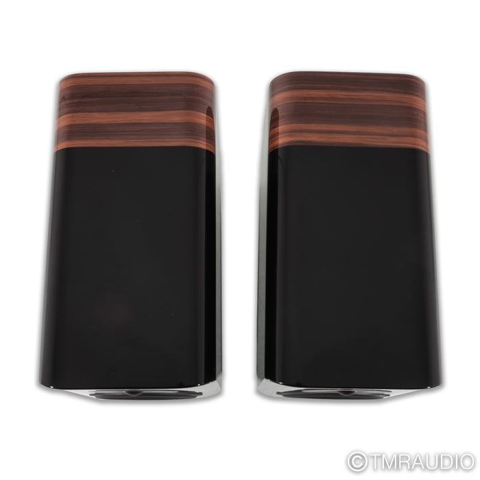 Q Acoustics Concept 300 Bookshelf Speakers; Black and Rosewood Pair
