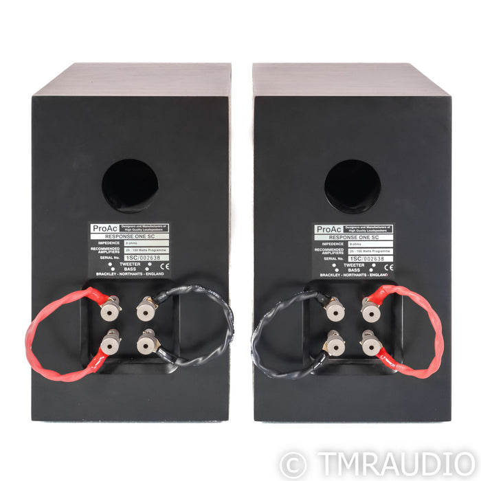 ProAc Response One SC Bookshelf Speakers; Rosewood Pair