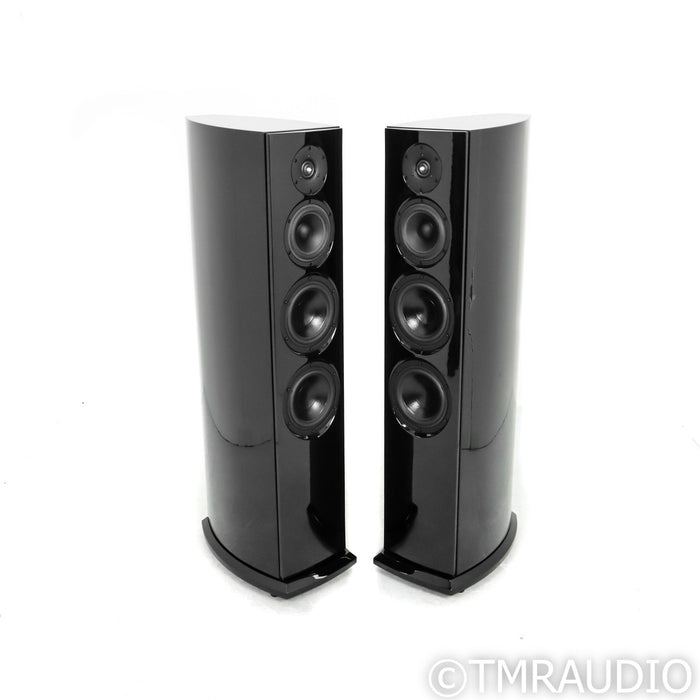 Aerial Acoustics Model 7T Floorstanding Speakers; High Gloss Black Pair
