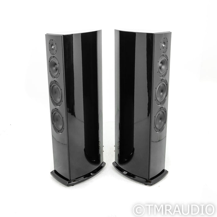 Aerial Acoustics Model 7T Floorstanding Speakers; High Gloss Black Pair