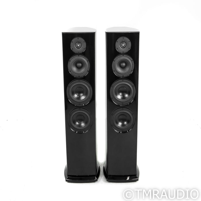 Aerial Acoustics Model 7T Floorstanding Speakers; High Gloss Black Pair