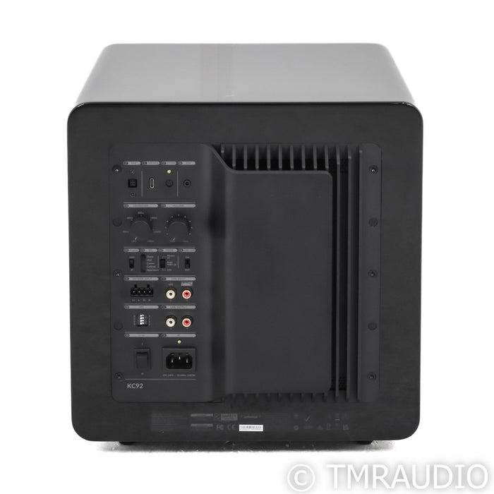 KEF KC92 Dual 9" Powered Subwoofer; Black