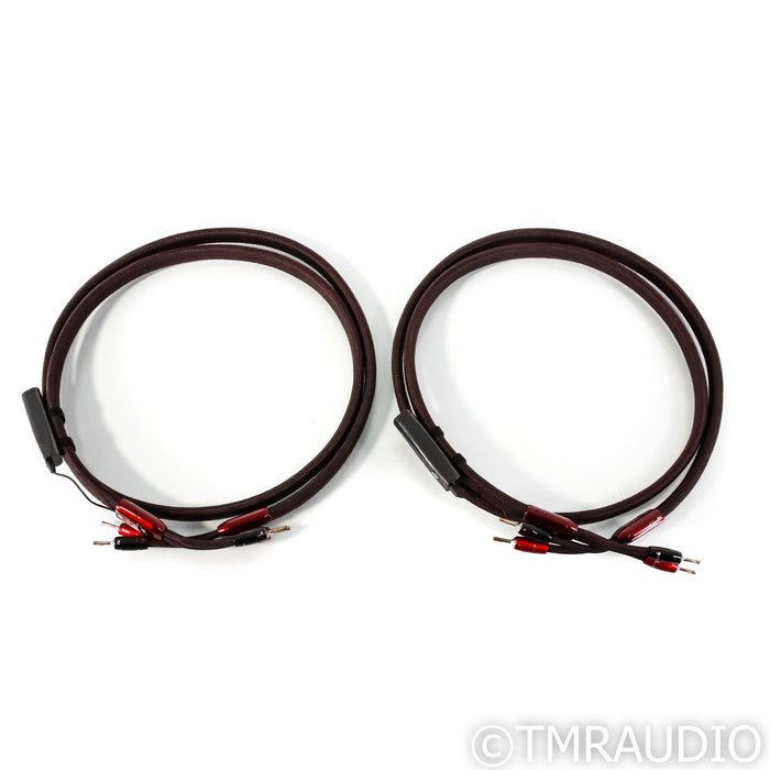 AudioQuest William Tell Zero Speaker Cables; 8ft Pair