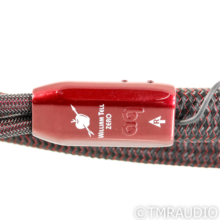 AudioQuest William Tell Zero Speaker Cables; 8ft Pair