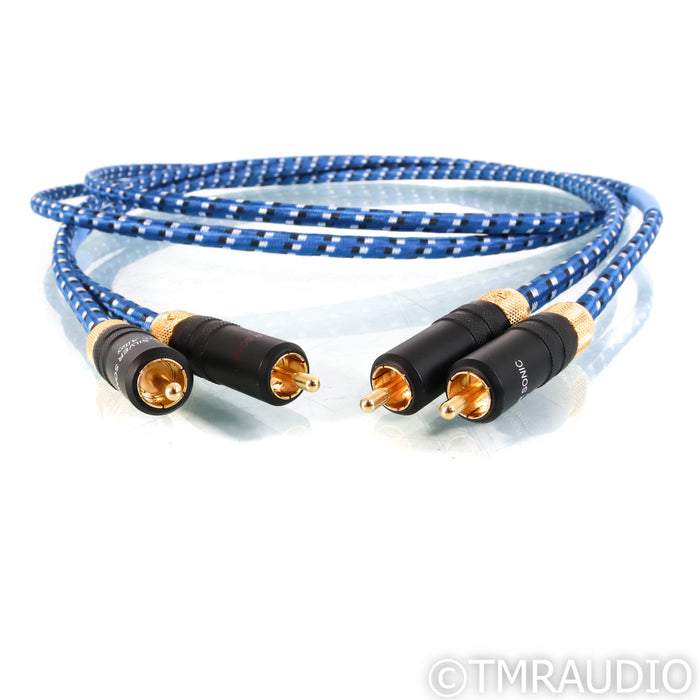 DH Labs Silver Sonic Revelation RCA Cables; 1.5m Pair Interconnects