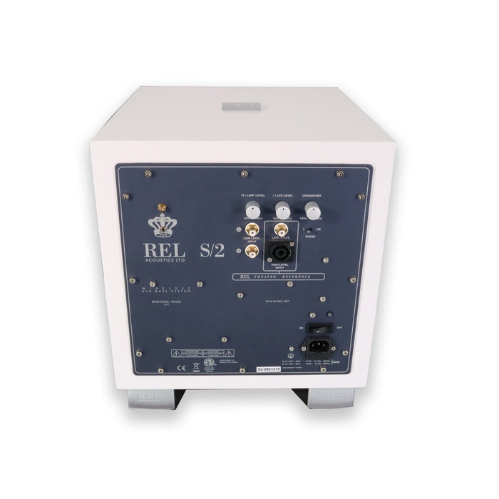 REL Acoustics S/2 10" Powered Subwoofer; Gloss White