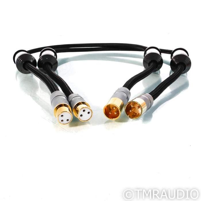 Shunyata Research Sigma v2 XLR Cables; 1m Pair of Balanced Interconnects