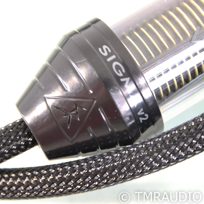 Shunyata Research Sigma V2 RCA Cables; 1.5m Pair Interconnects