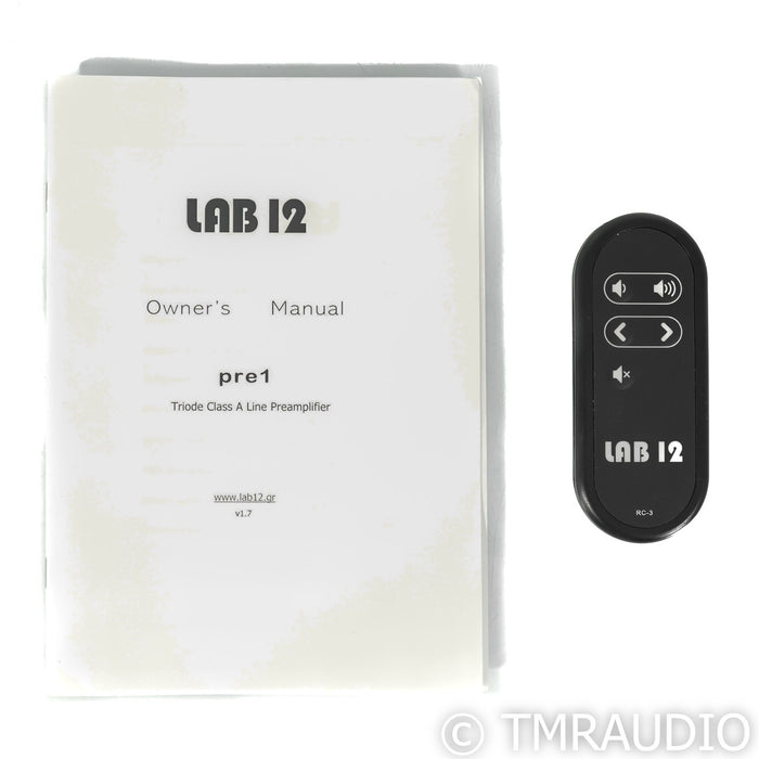 Lab 12 pre1 Stereo Tube Preamplifier (Open Box)