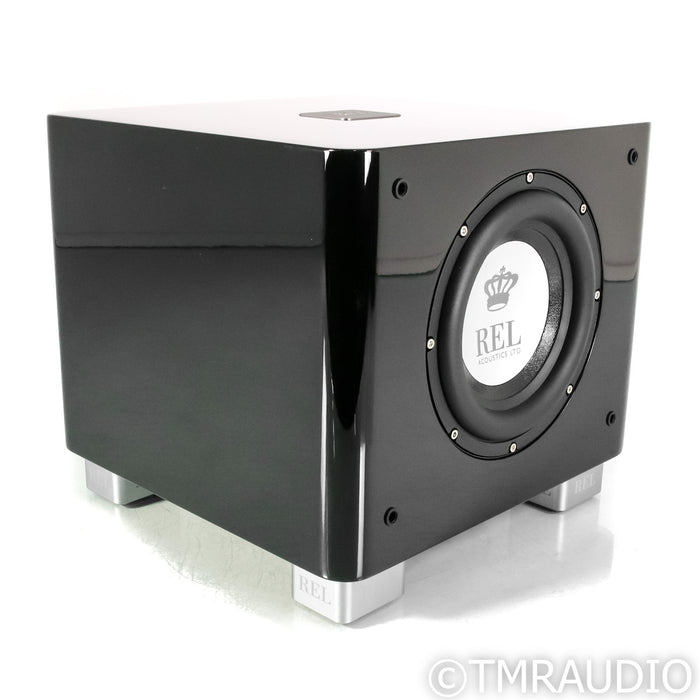 REL Acoustics T/7x 8" Powered Subwoofer; Gloss Black