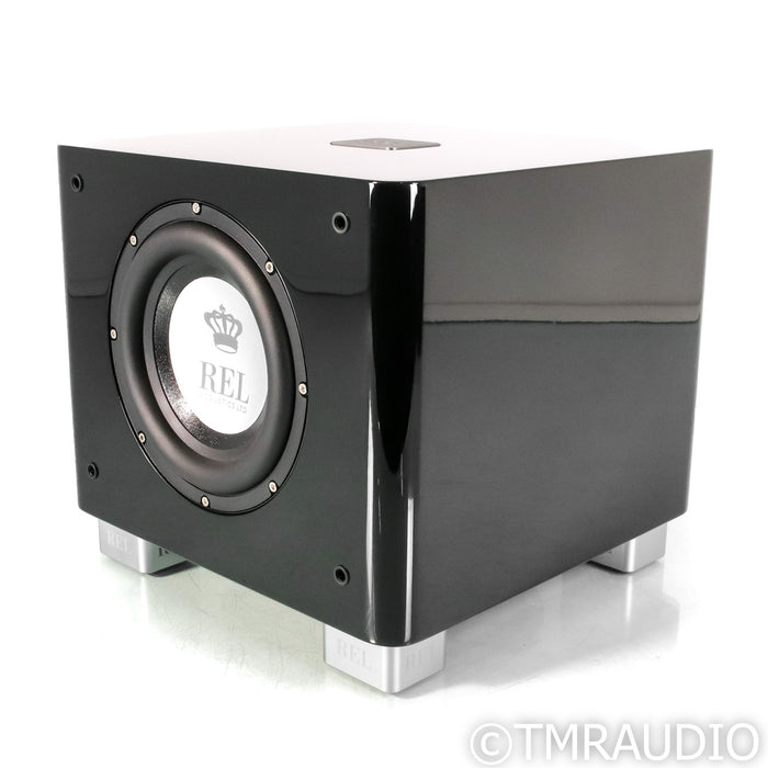 REL Acoustics T/7x 8" Powered Subwoofer; Gloss Black