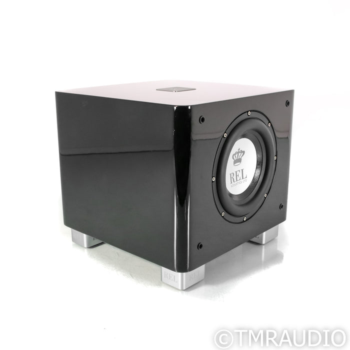REL Acoustics T/7x 8" Powered Subwoofer; High Gloss Black