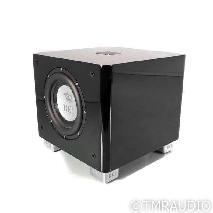 REL Acoustics T/7x 8" Powered Subwoofer; High Gloss Black