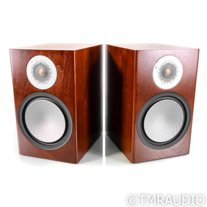 Monitor Audio Silver 100 Bookshelf Speakers; Walnut Pair