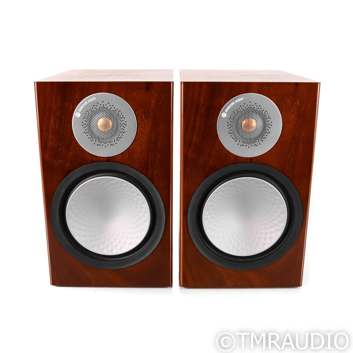 Monitor Audio Silver 100 Bookshelf Speakers; Walnut Pair