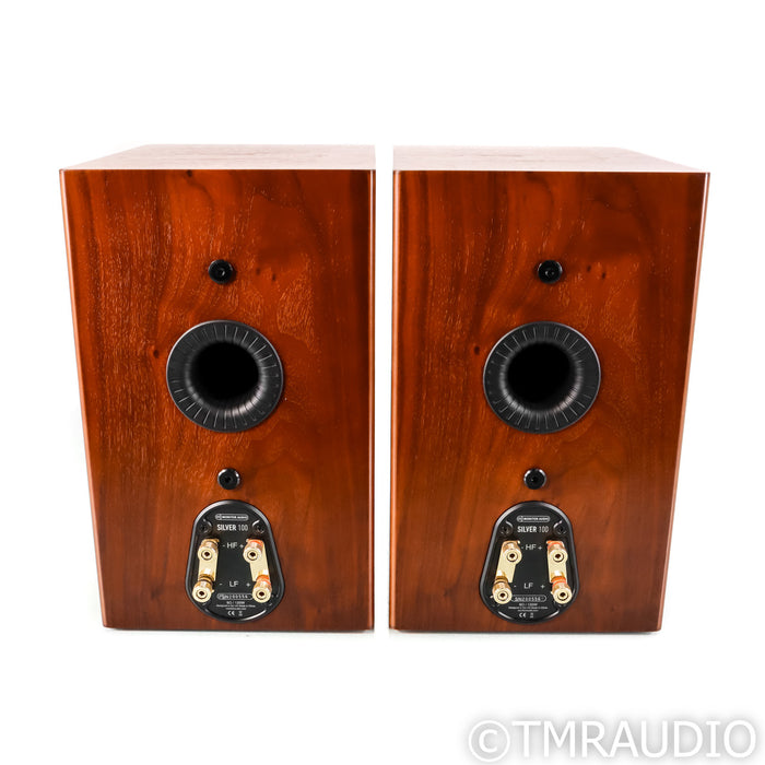 Monitor Audio Silver 100 Bookshelf Speakers; Walnut Pair
