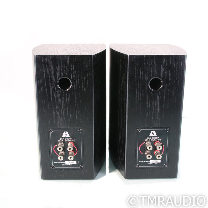 LSA Electronics LSA-1 Signature Bookshelf Speakers; Black Pair