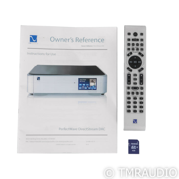 PS Audio PerfectWave DirectStream DAC MK1; D/A Converter w/ Bridge II