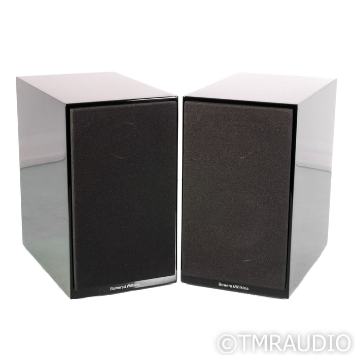 B&W 707 S2 Bookshelf Speakers; Gloss Black Pair