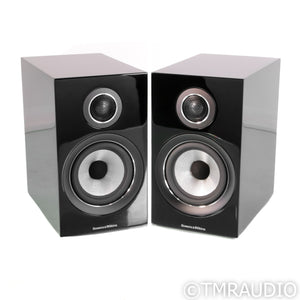 B&W 707 S2 Bookshelf Speakers; Gloss Black Pair