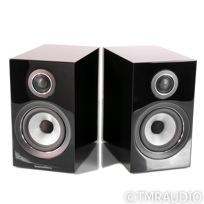 B&W 707 S2 Bookshelf Speakers; Gloss Black Pair