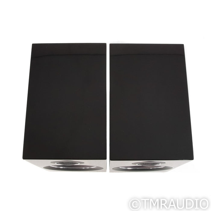 B&W 707 S2 Bookshelf Speakers; Gloss Black Pair