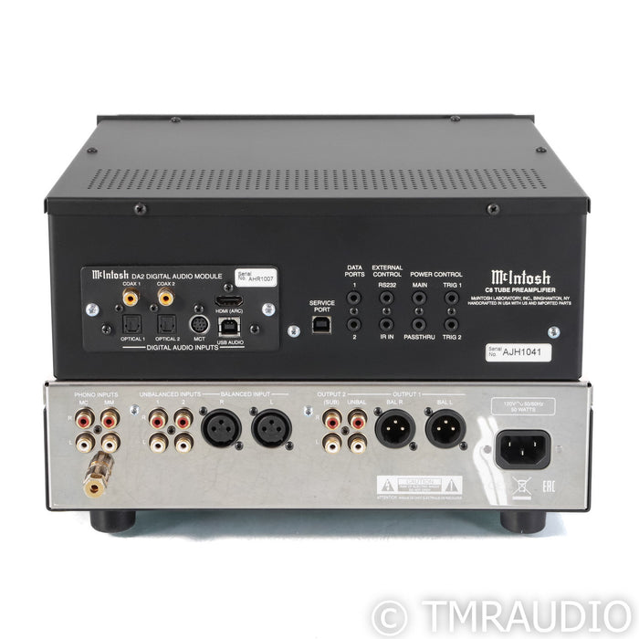 McIntosh C8 Stereo Tube Preamplifier; MM & MC Phono, DA2 DAC Module