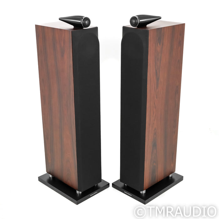 B&W 702 S3 Floorstanding Speakers; Mocha Pair