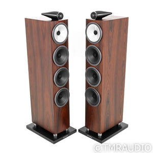 B&W 702 S3 Floorstanding Speakers; Mocha Pair