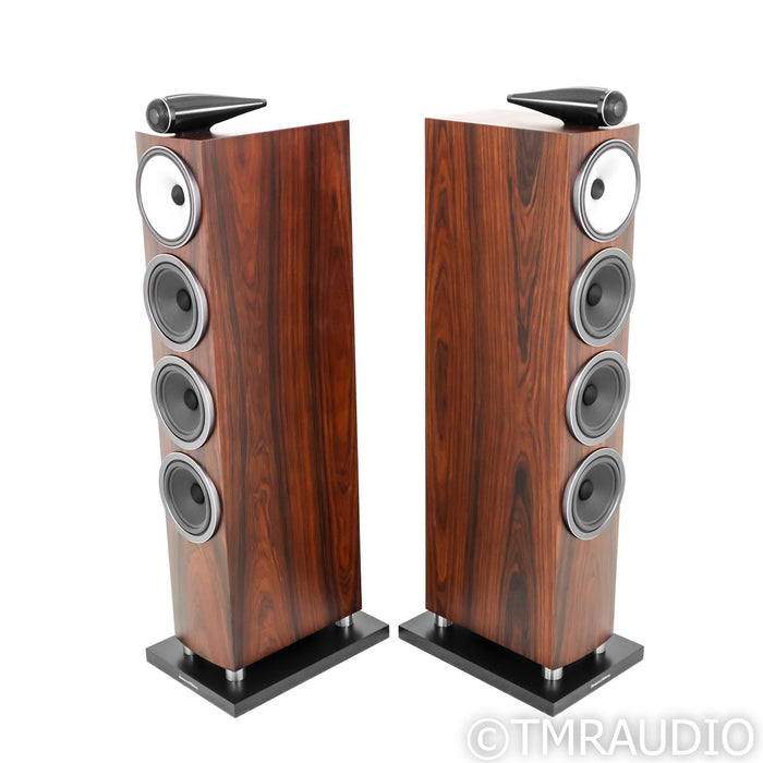 B&W 702 S3 Floorstanding Speakers; Mocha Pair