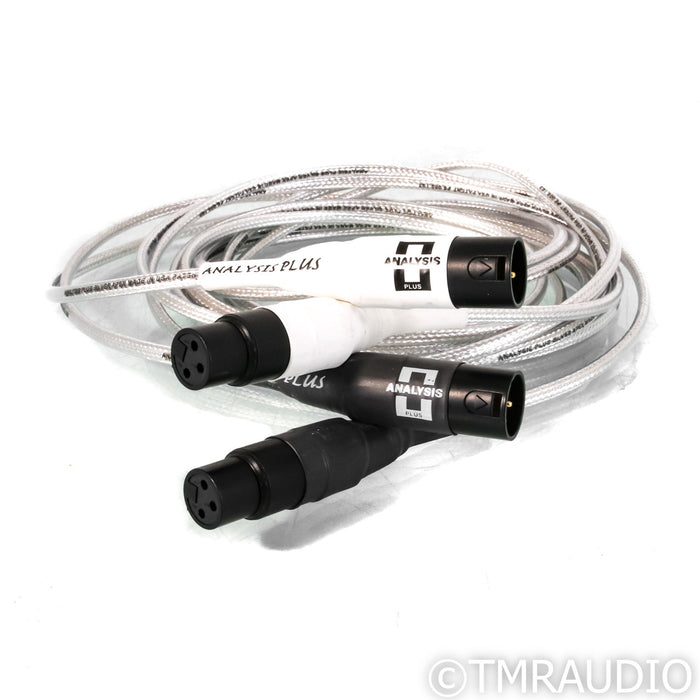 Analysis Plus Silver Apex XLR Cables; 3m Pair Balanced Interconnects