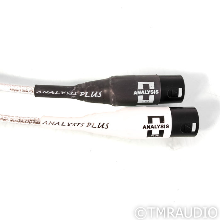Analysis Plus Silver Apex XLR Cables; 3m Pair Balanced Interconnects
