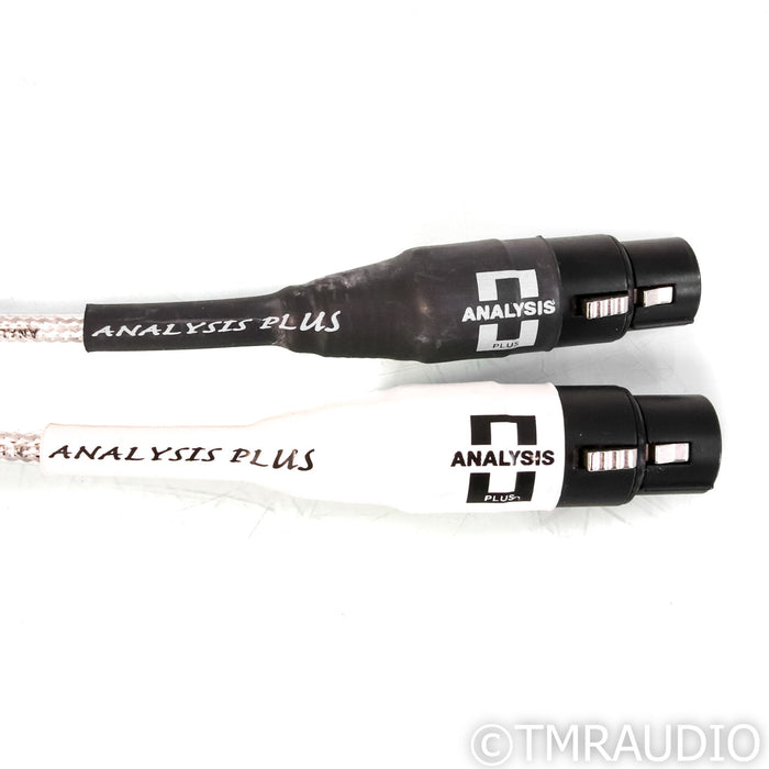 Analysis Plus Silver Apex XLR Cables; 3m Pair Balanced Interconnects
