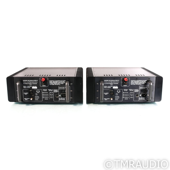 Jeff Rowland Design Model 3 Mono Power Amplifier; Pair Monoblock