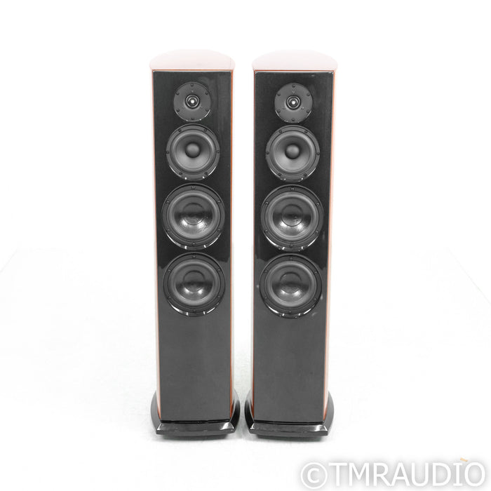 Aerial Acoustics Model 7T Floorstanding Speakers; High Gloss Rosenut Pair